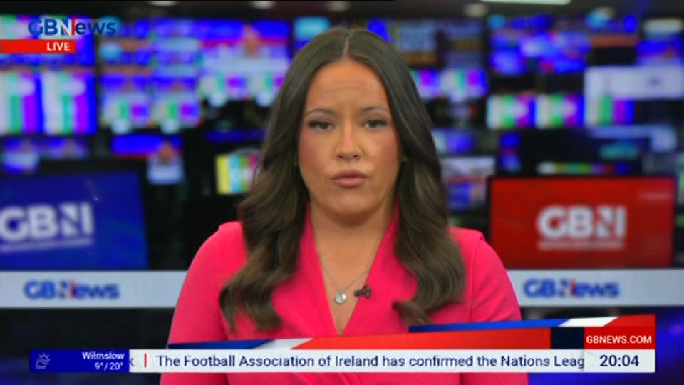 Broadcast still at 4m. GB News, New: The Saturday Five Extra, 26 September 2026.