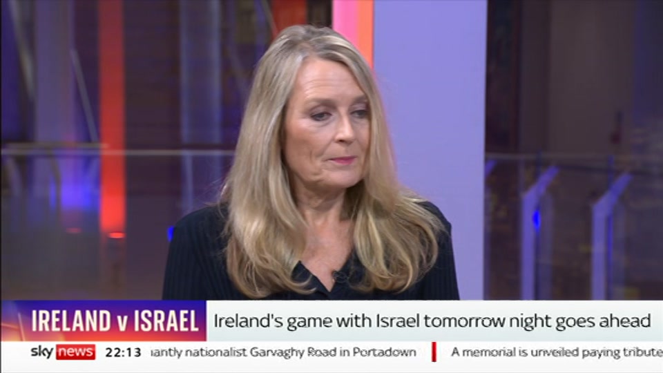 Still from Sky News at 13:30