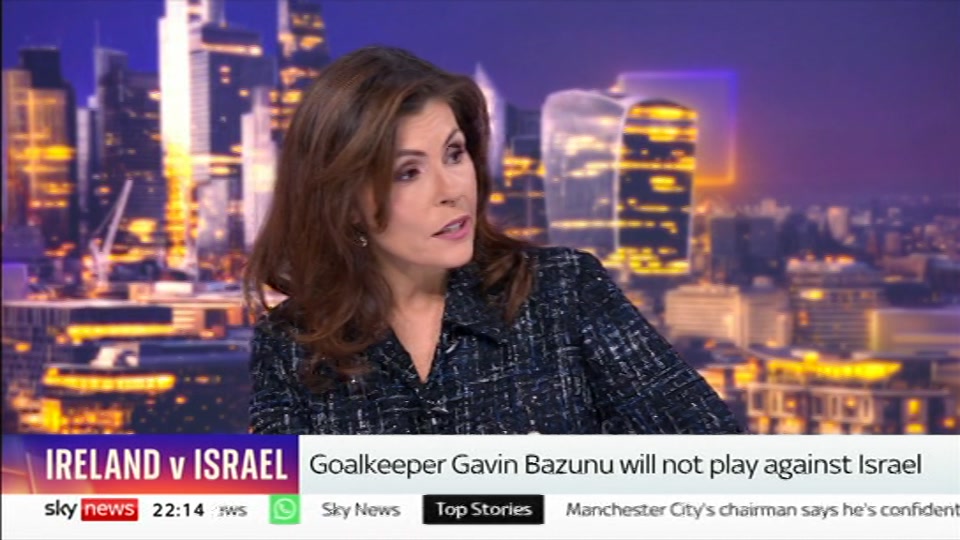 Broadcast still at 14m 30s. Sky News, The Wrap With Gillian Joseph, 26 September 2026.