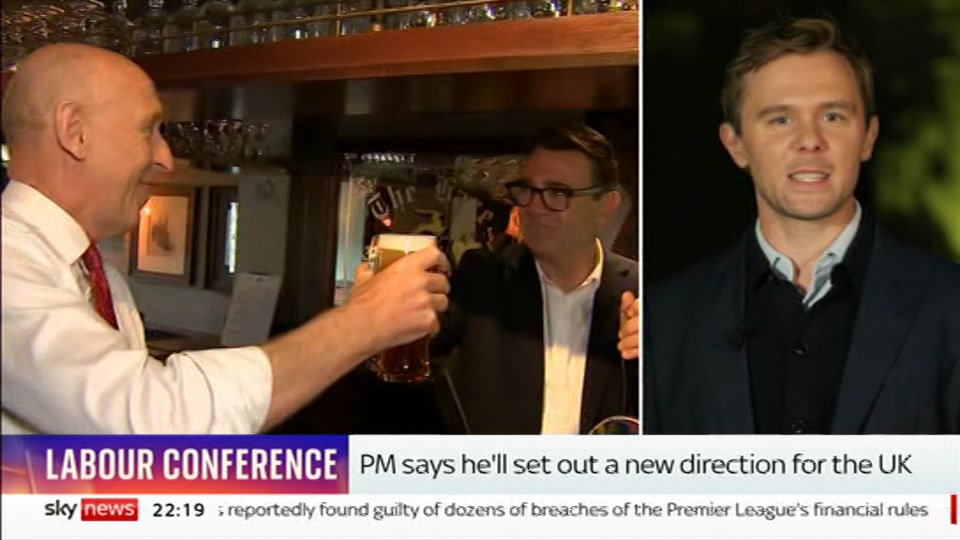 Still from Sky News at 19:30