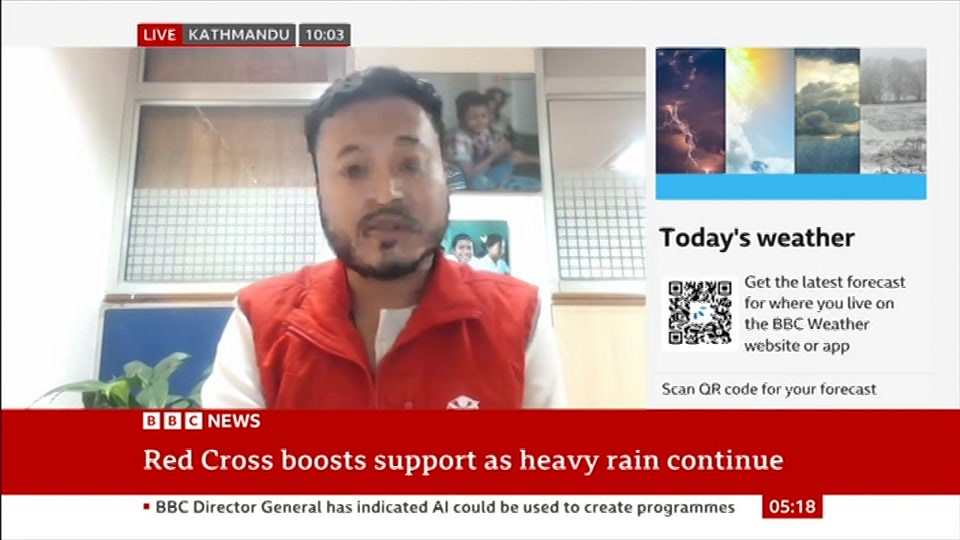 Still from BBC News at 18:30