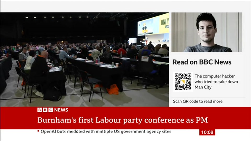 Still from BBC News at 8:30