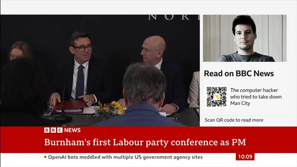 Broadcast still at 9m. BBC News, 26 September 2026.