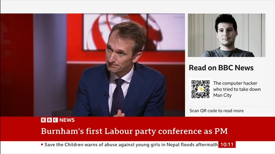 Still from BBC News at 11:30