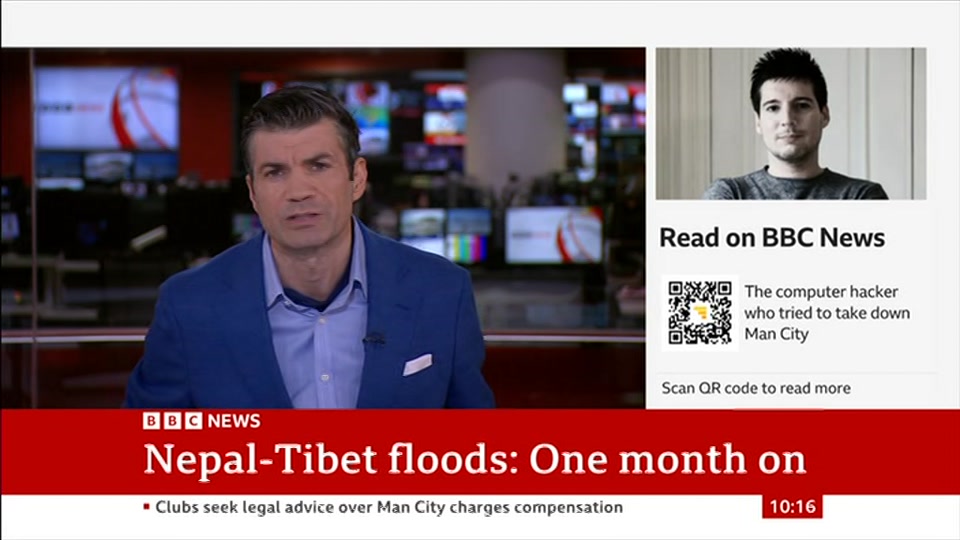 Still from BBC News at 16:30