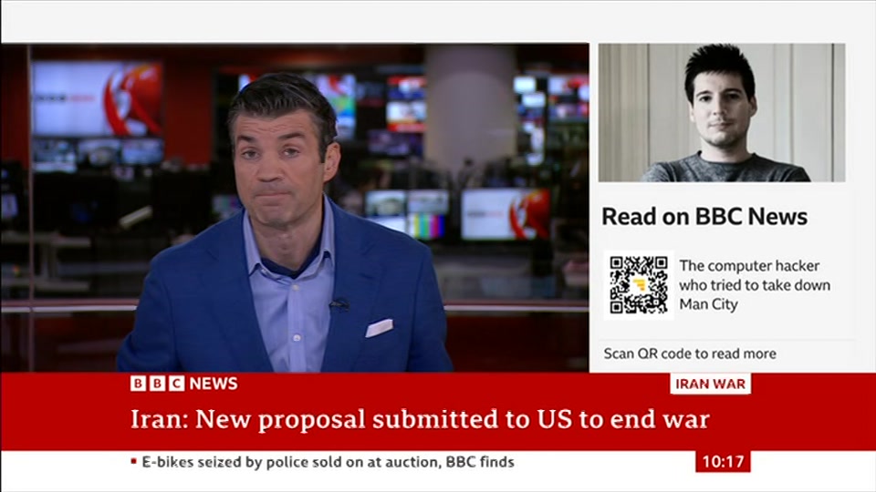 Broadcast still at 17m. BBC News, 26 September 2026.