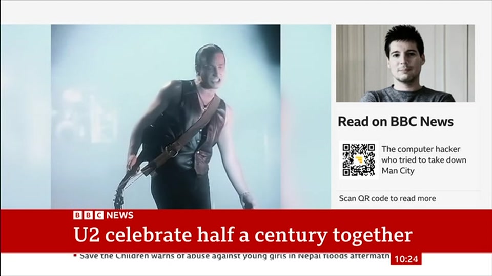 Broadcast still at 24m. BBC News, 26 September 2026.