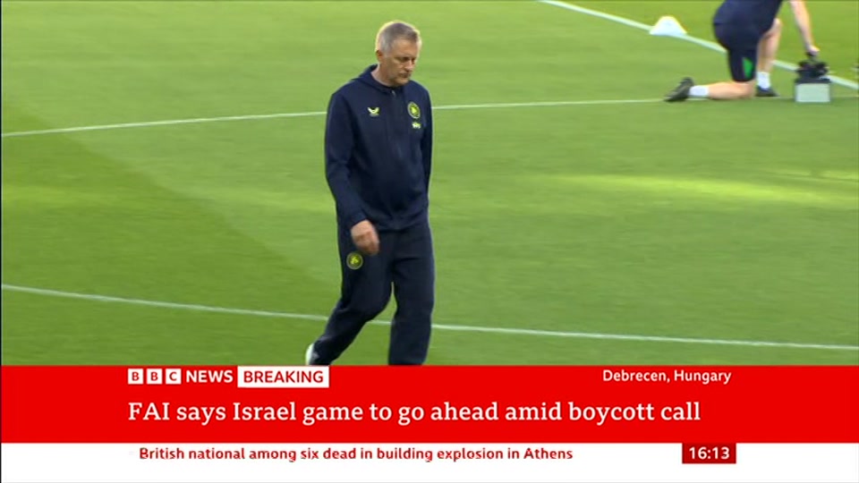 Broadcast still at 13m. BBC News, 26 September 2026.