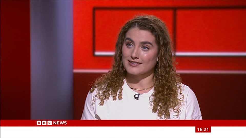 Still from BBC News at 21:00