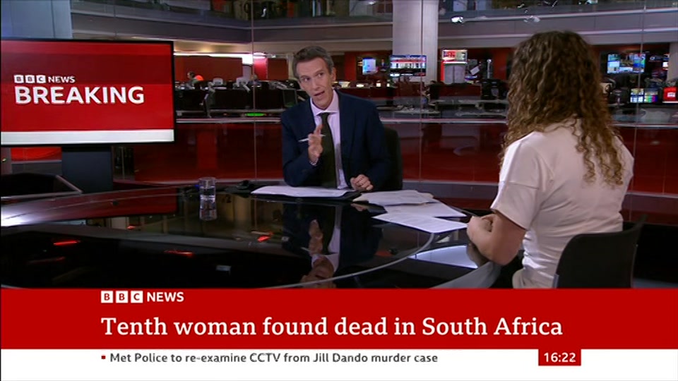 Broadcast still at 22m. BBC News, 26 September 2026.