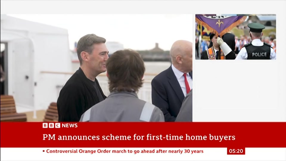 Still from BBC News at 20:00