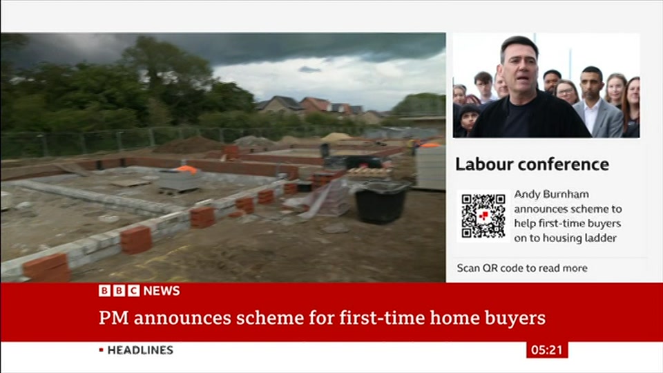 Broadcast still at 21m. BBC News, 27 September 2026.