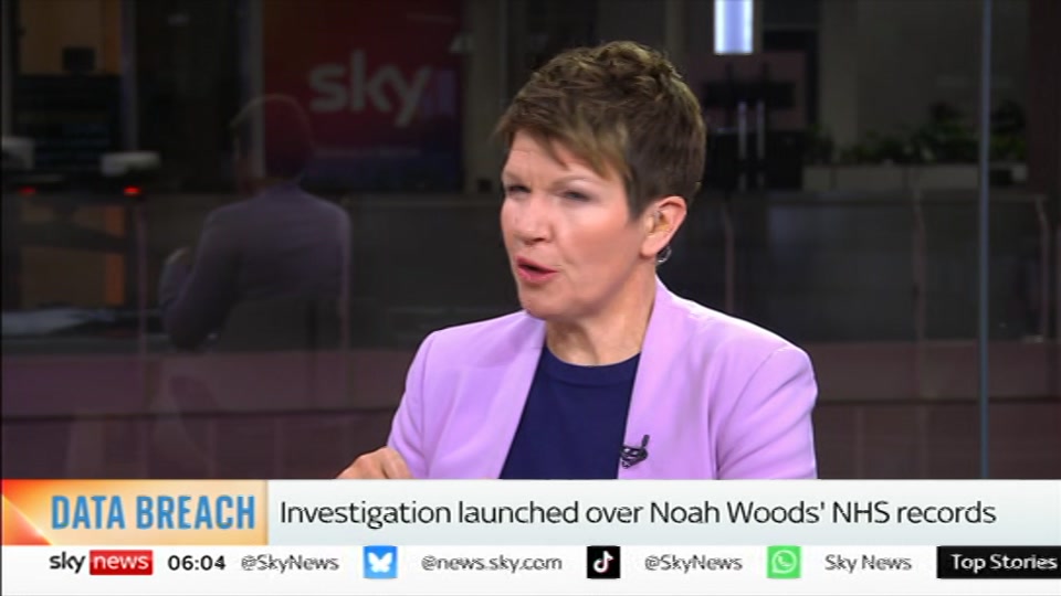 Still from Sky News at 4:00