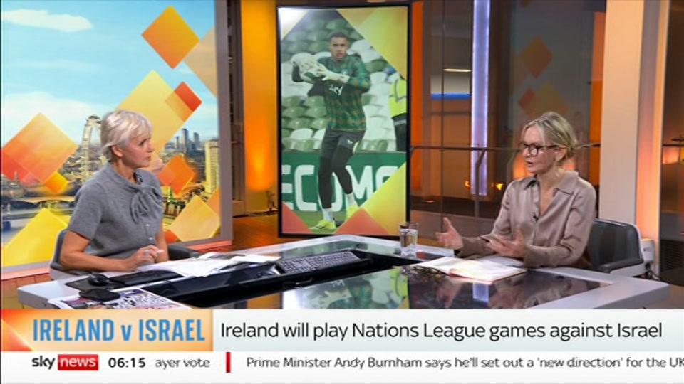 Broadcast still at 15m. Sky News, Mornings with Jones and Melbourne, 27 September 2026.