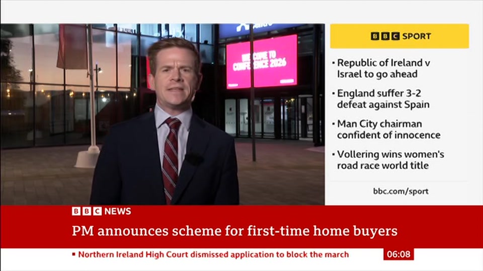 Broadcast still at 8m. BBC News, 27 September 2026.