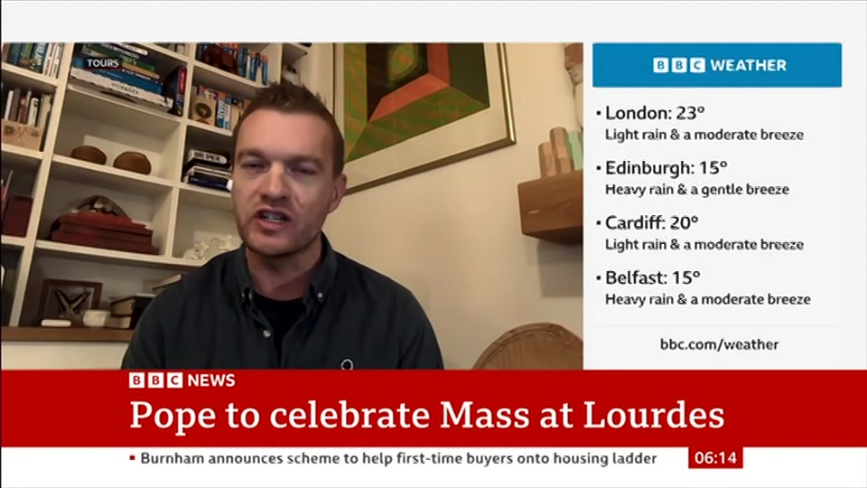 Broadcast still at 14m. BBC News, 27 September 2026.