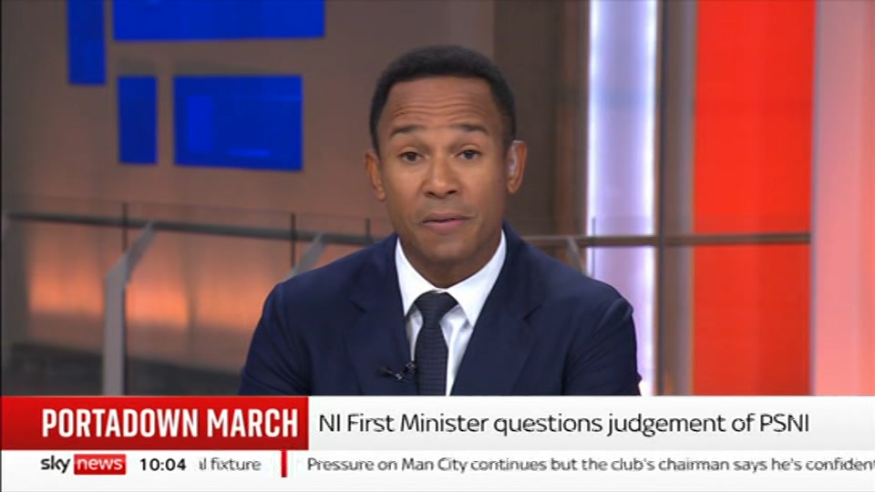 Broadcast still at 4m 30s. Sky News, Sky News Today With Matt Barbet, 27 September 2026.