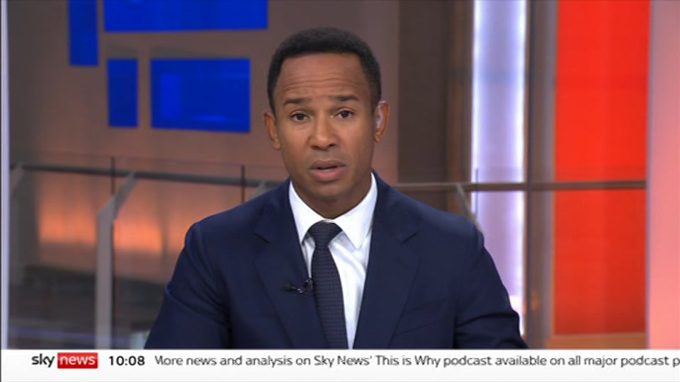 Still from Sky News at 8:00