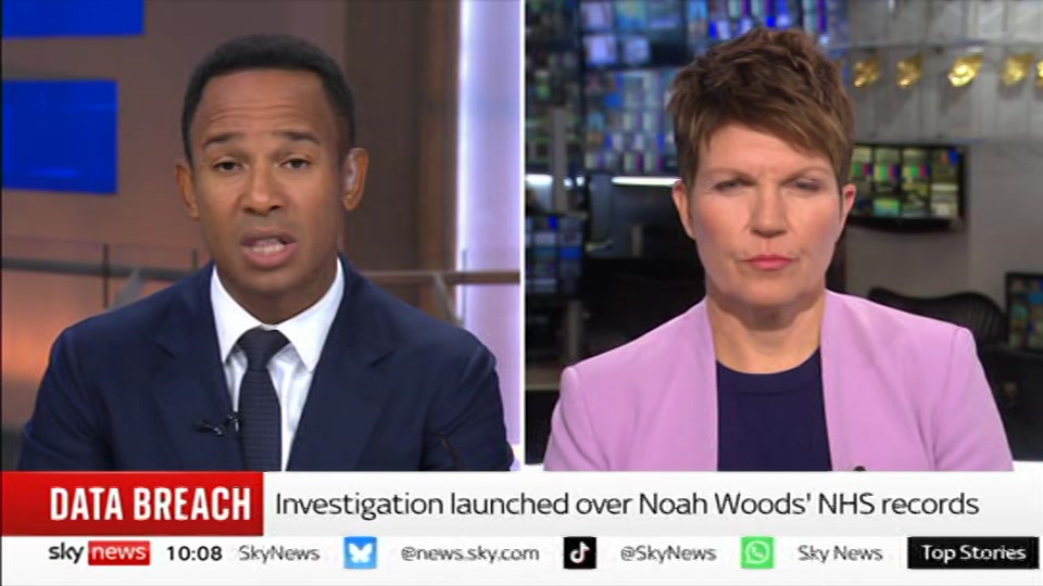Still from Sky News at 8:30