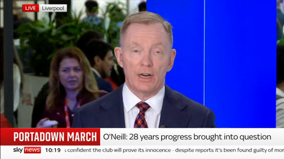 Still from Sky News at 19:00