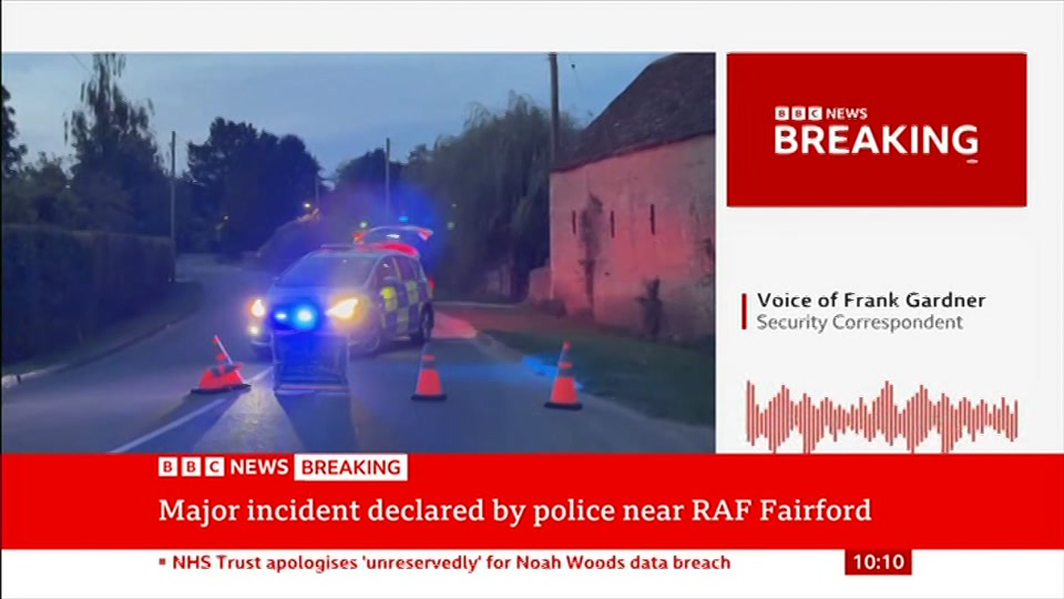 Broadcast still at 10m. BBC News, 27 September 2026.