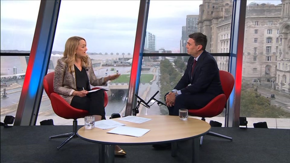 Broadcast still at 4m. BBC One, BBC News, 27 September 2026.