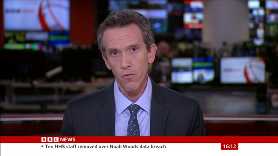Broadcast still at 12m 30s. BBC News, 27 September 2026.