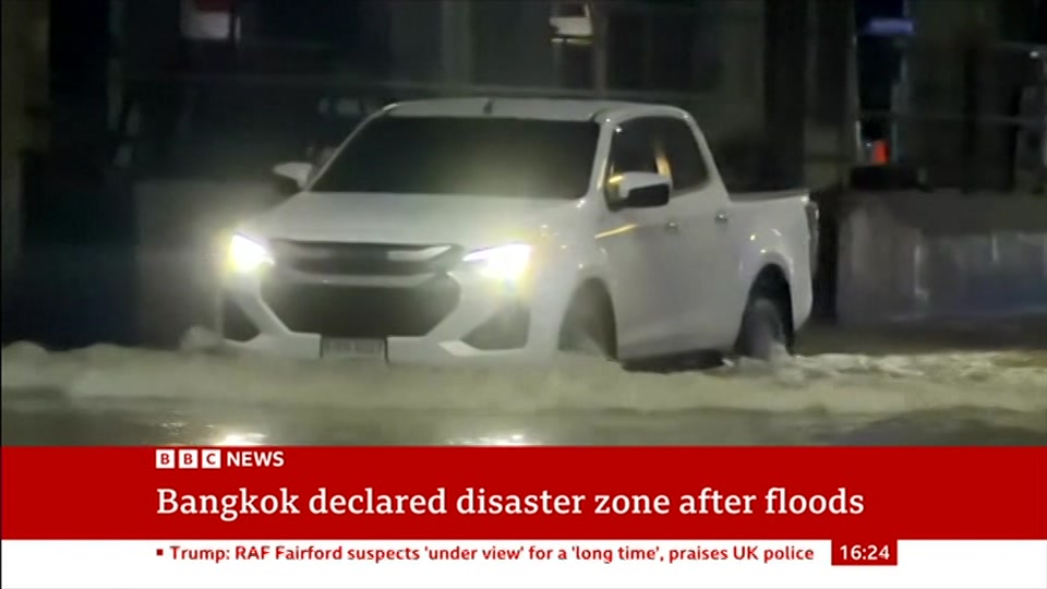 Broadcast still at 24m 30s. BBC News, 27 September 2026.