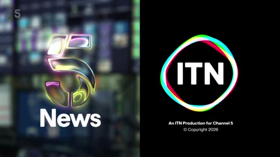 Broadcast still at 2m 30s. Channel 5, 5 News Weekend, 27 September 2026.