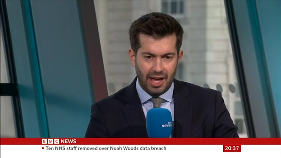 Still from BBC News at 7:30