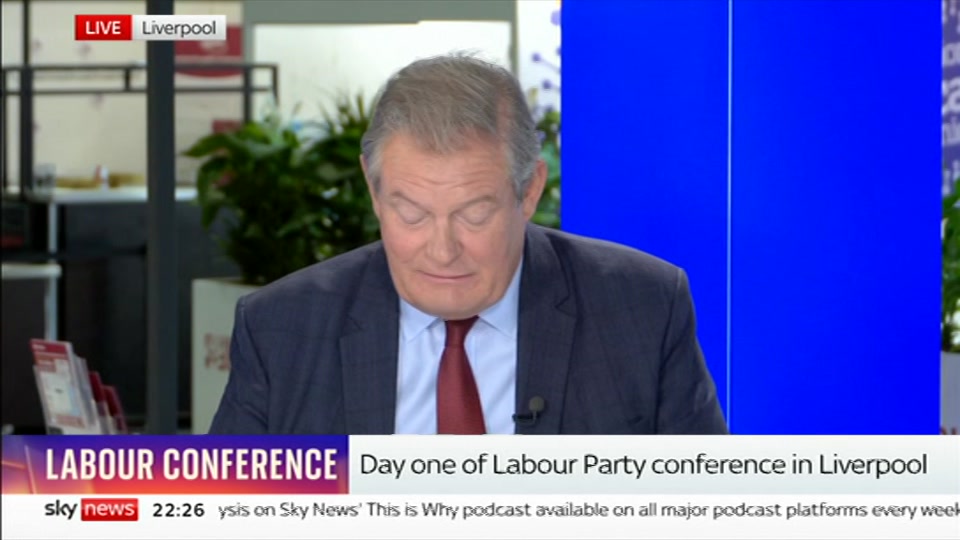 Broadcast still at 26m. Sky News, The Wrap With Gillian Joseph, 27 September 2026.