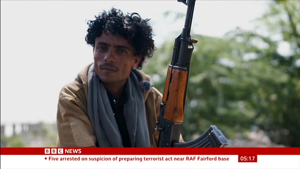 Still from BBC News at 17:00
