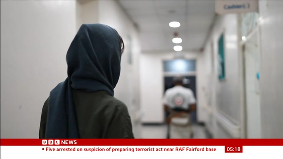 Broadcast still at 18m 30s. BBC News, 28 September 2026.