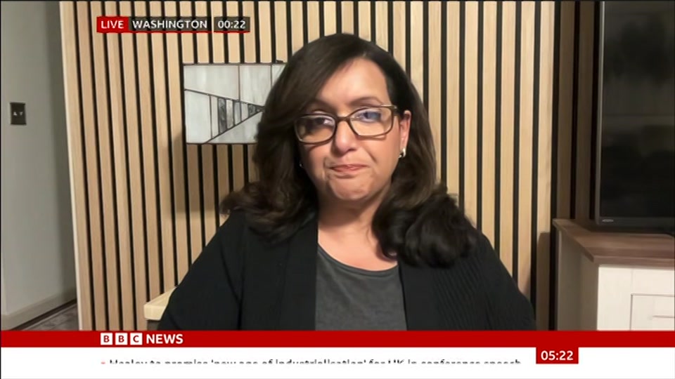 Still from BBC News at 22:30