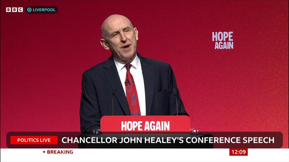 Still from BBC News at 9:00