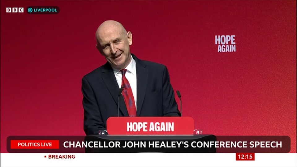 Broadcast still at 15m. BBC News, BBC News Now, 28 September 2026.