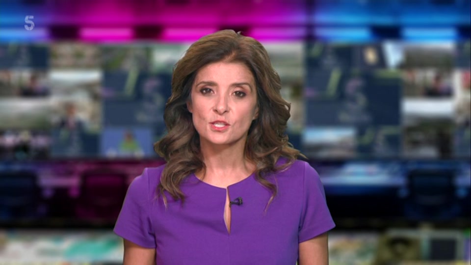 Broadcast still at 30s. Channel 5, 5 News at Lunchtime, 28 September 2026.