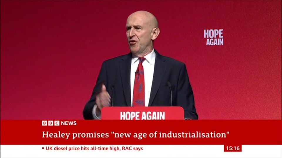Still from BBC News at 16:00