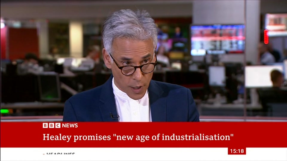 Broadcast still at 18m. BBC News, Verified Live, 28 September 2026.
