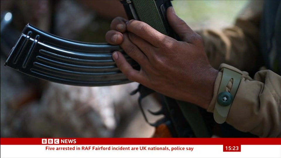 Broadcast still at 23m. BBC News, Verified Live, 28 September 2026.