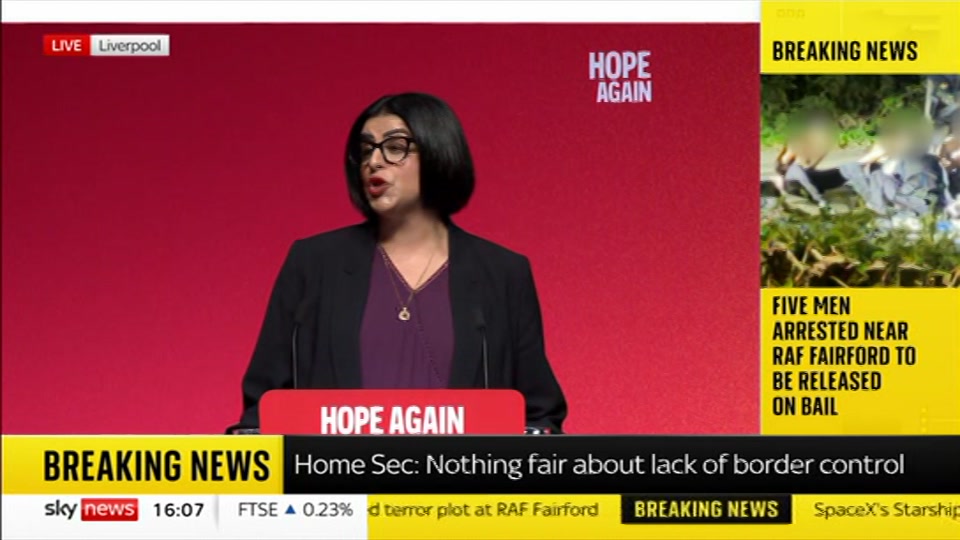 Still from Sky News at 7:30