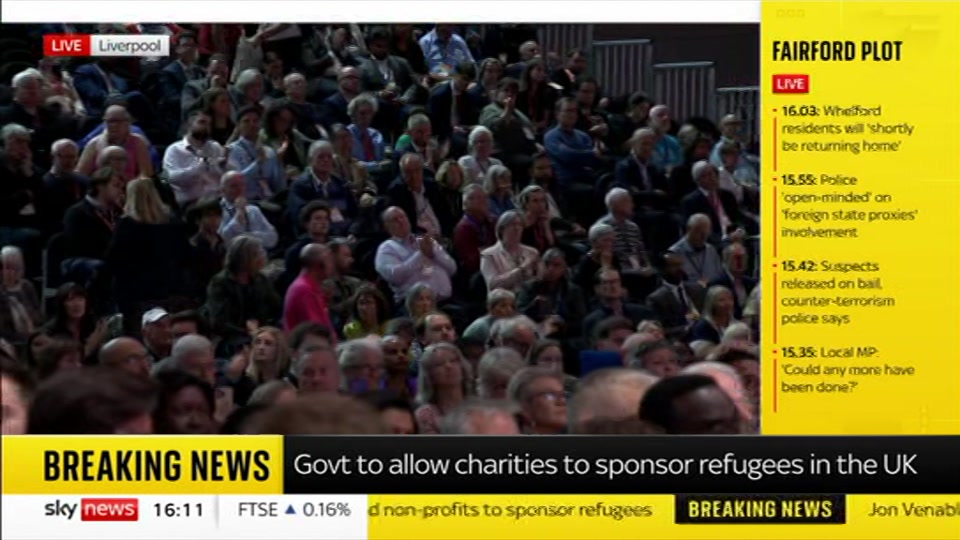 Still from Sky News at 11:30