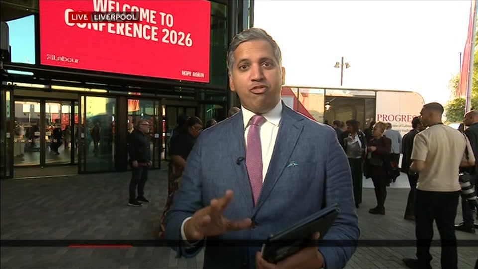 Broadcast still at 13m 30s. BBC One, BBC News, 28 September 2026.
