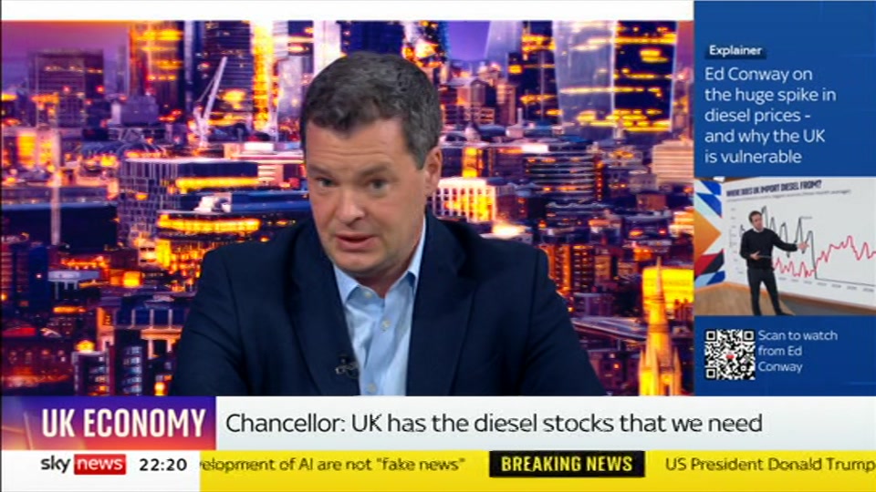 Still from Sky News at 20:00