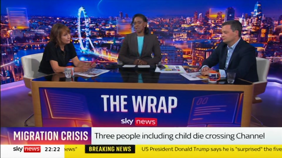 Still from Sky News at 22:30