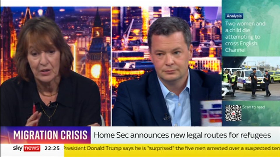 Broadcast still at 25m 30s. Sky News, The Wrap With Anna Botting, 28 September 2026.