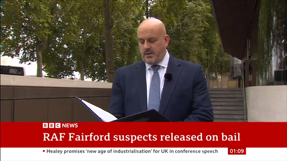 Still from BBC News at 9:00