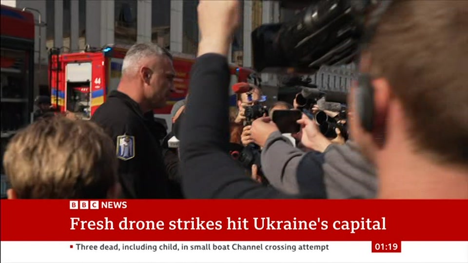 Broadcast still at 19m. BBC News, 29 September 2026.