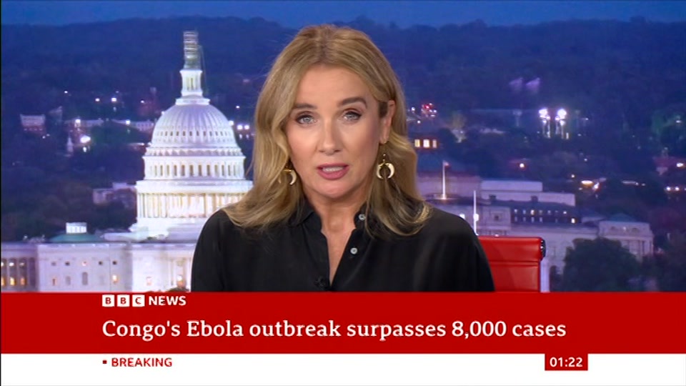 Still from BBC News at 22:00