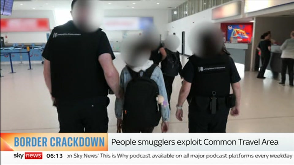 Still from Sky News at 13:30